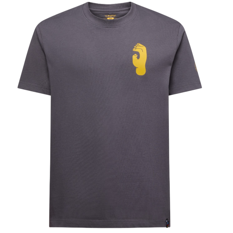 koszulka męska La Sportiva Crimp T- shirt M- onyx/ yellow