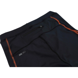 legginsy męskie HANNAH Robin- anthracite/orange