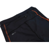 legginsy męskie HANNAH Robin- anthracite/orange