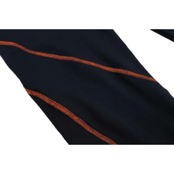 legginsy męskie HANNAH Robin- anthracite/orange