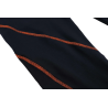 legginsy męskie HANNAH Robin- anthracite/orange