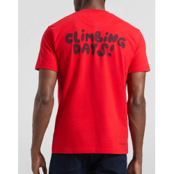 koszulka męska La Sportiva Climbing Days- mountain red