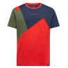 koszulka męska La Sportiva Dude- mountain red/night sky