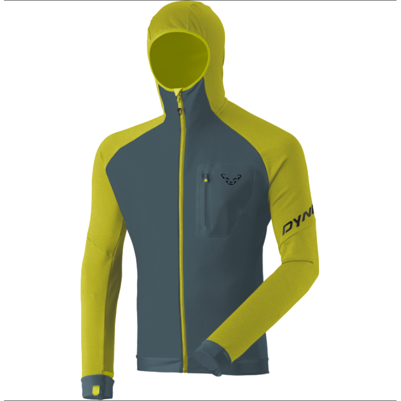 bluza męska Dynafit Radical Polartec Hooded Jacket 08-71122-2881 golden lime/0720