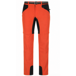 Spodnie trekkingowe 2w1 męskie Milo MARREE cherry tomato/dark grey