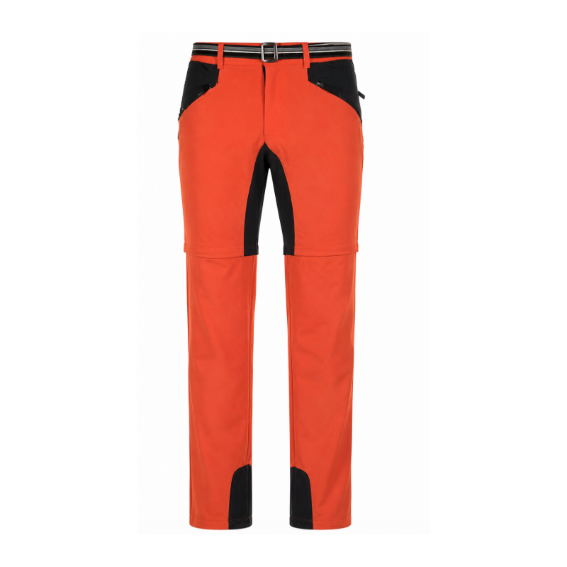 Spodnie trekkingowe 2w1 męskie Milo MARREE cherry tomato/dark grey