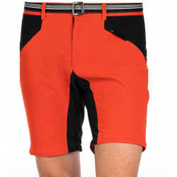 Spodnie trekkingowe 2w1 męskie Milo MARREE cherry tomato/dark grey