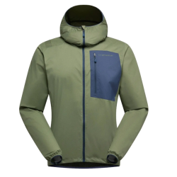 kurtka męska La Soportiva Wall Breeze Stretch JKT- cypress/night sky