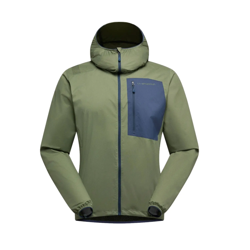 kurtka męska La Soportiva Wall Breeze Stretch JKT- cypress/night sky