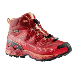 buty dziecięce La Sportiva Ultra Raptor II MID JR GTX- velvet/flamingo