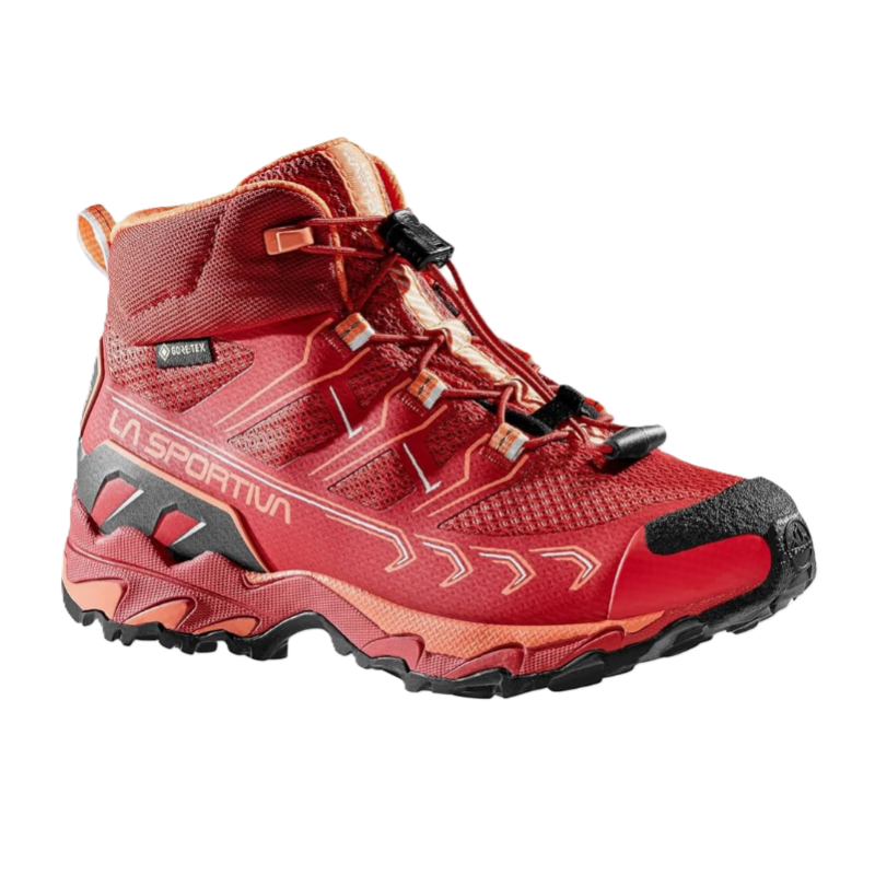 buty dziecięce La Sportiva Ultra Raptor II MID JR GTX- velvet/flamingo