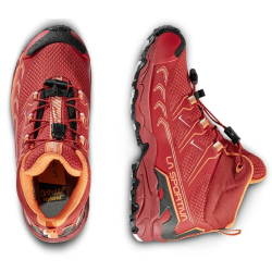 buty dziecięce La Sportiva Ultra Raptor II MID JR GTX- velvet/flamingo