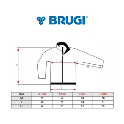 bluza polar damski BRUGI -grey