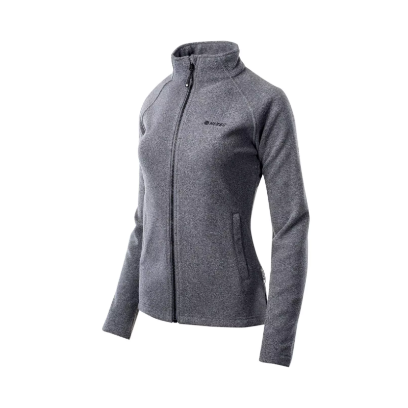 bluza polar damski HI-TEC LADY HENIS- ebony melange