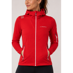 bluza damska La Sportiva Lucendro Thermal Hoody- hibiscus