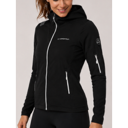 bluza damska La Sportiva Lucendro Thermal Hoody- black