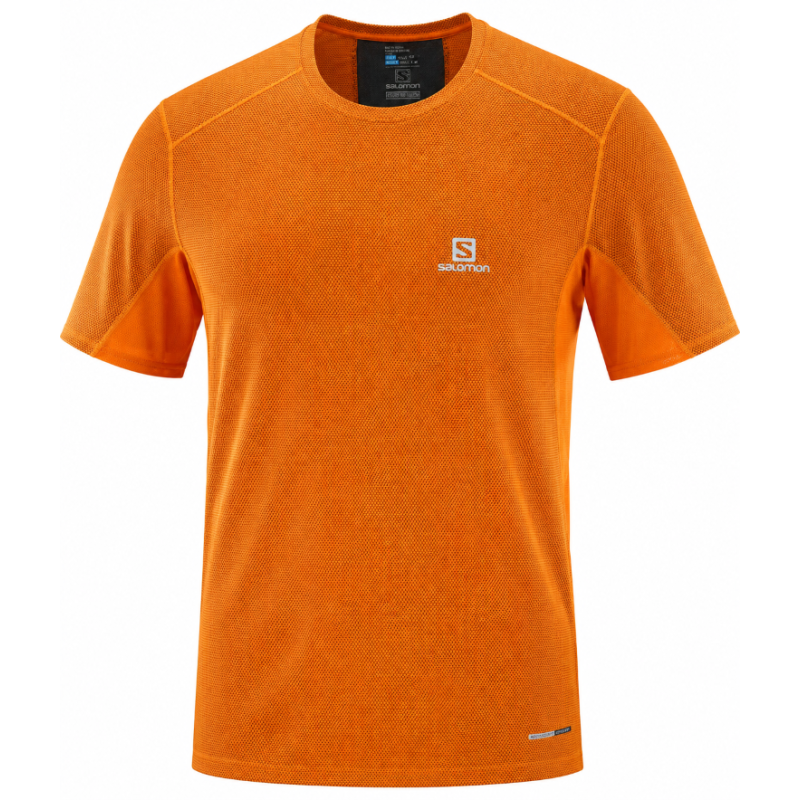 koszulka męska Salomon Trail Runner SS Tee- clementine-x