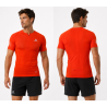 koszulka męska Salomon EXO Motion HZ SS Tee - fiery red