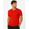 koszulka męska Salomon AGILE HZ SS Tee- fiery red