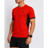 koszulka męska Salomon Agile + SS Tee- fiery red