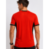 koszulka męska Salomon Agile + SS Tee- fiery red