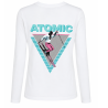koszulka damska Atomic Graphic LS shirt- white