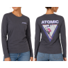 koszulka damska Atomic Graphic LS shirt- anthracite