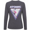 koszulka damska Atomic Graphic LS shirt- anthracite