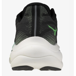 buty biegowe męskie MIZUNO WAVE SKY 9 - BLACK/GOBLIN GREEN/ALPINE GREEN