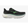 buty biegowe męskie MIZUNO WAVE SKY 9 - BLACK/GOBLIN GREEN/ALPINE GREEN