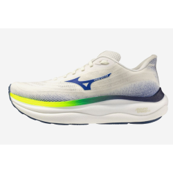 buty biegowe męskie MIZUNO WAVE SKY 9 - Snow White/surf The Web/lightn