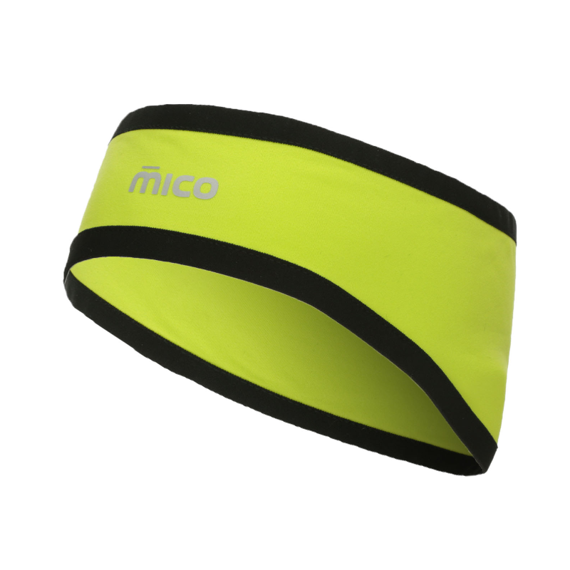 opaska Mico Warm Control Headband- żółty fluo