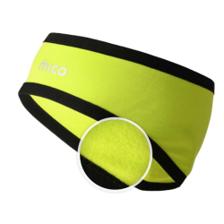 opaska Mico Warm Control Headband- żółty fluo