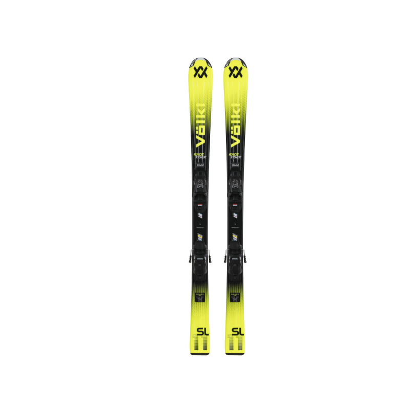 Narty Volkl Racetiger Junior Yellow + wiązania vMotion 7.0