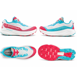 Buty biegowe damskie LA Sportiva PRODIGIO 2- White/Hibiscus - 2027