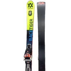 Narty Używane Volkl Racetiger SL UVO 160cm +wiązanie Marker R motion 12