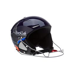 Kask Narciarski z Garda Bolle backline shiny blue/orange star