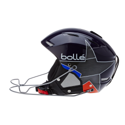 Kask Narciarski z Garda Bolle backline shiny blue/orange star