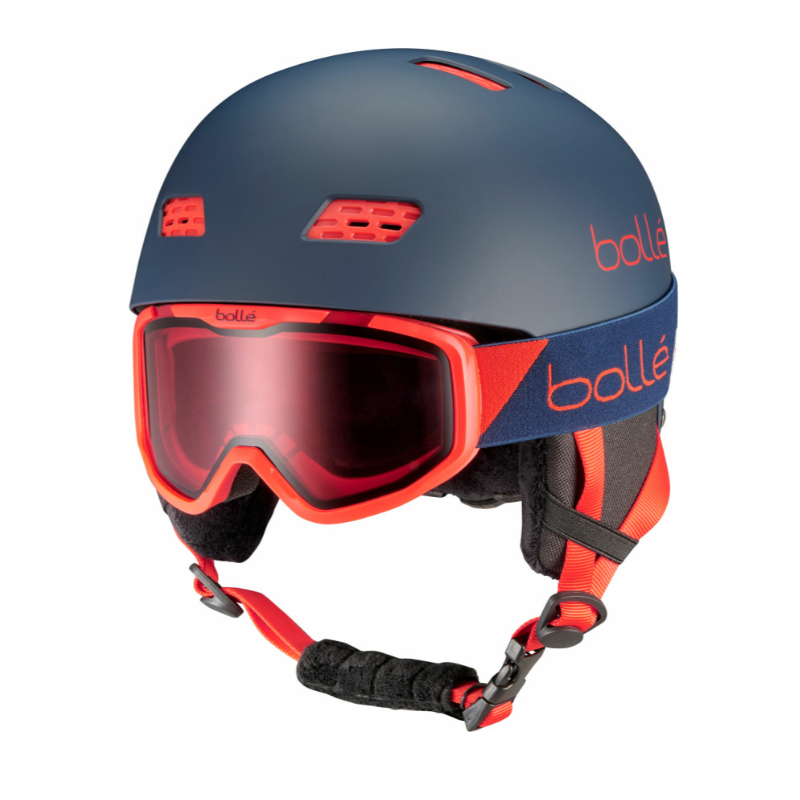 Zestaw juniorski Bollé B-Slide + Rocket Cat. 2 – kask + gogle