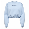 Bluza damska La Sportiva Heritage Logo Crop Sweater- limestone/ night sky