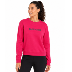 Bluza damska La Sportiva Heritage Logo Sweater- azalea/ redwood