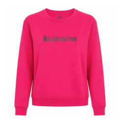 Bluza damska La Sportiva Heritage Logo Sweater- azalea/ redwood