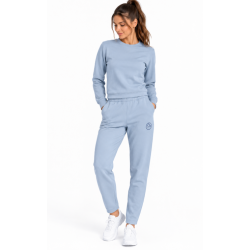 spodnie dresowe damskie La Sportiva Podium Pant- limestone/ night sky