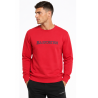 Bluza męska La Sportiva Heritage Logo Sweater- mountain red/ redwood