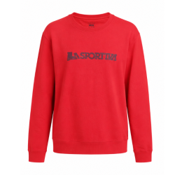 Bluza męska La Sportiva Heritage Logo Sweater- mountain red/ redwood