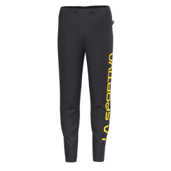 spodnie dresowe męskie La Sportiva Podium Big Logo Pant- black/ yellow