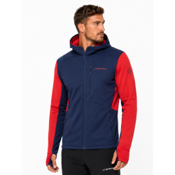 Bluza męska La Sportiva  Chill Thermal Hoody M - night sky/ mountain red