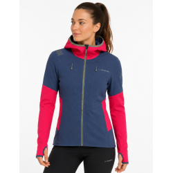 Bluza damska La Sportiva Session Tech Hoody W- night sky/ azalea
