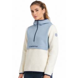 Bluza damska La Sportiva Guidance Sherpa Hoody W- chalk/ limestone
