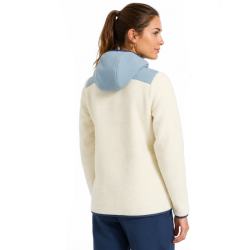 Bluza damska La Sportiva Guidance Sherpa Hoody W- chalk/ limestone